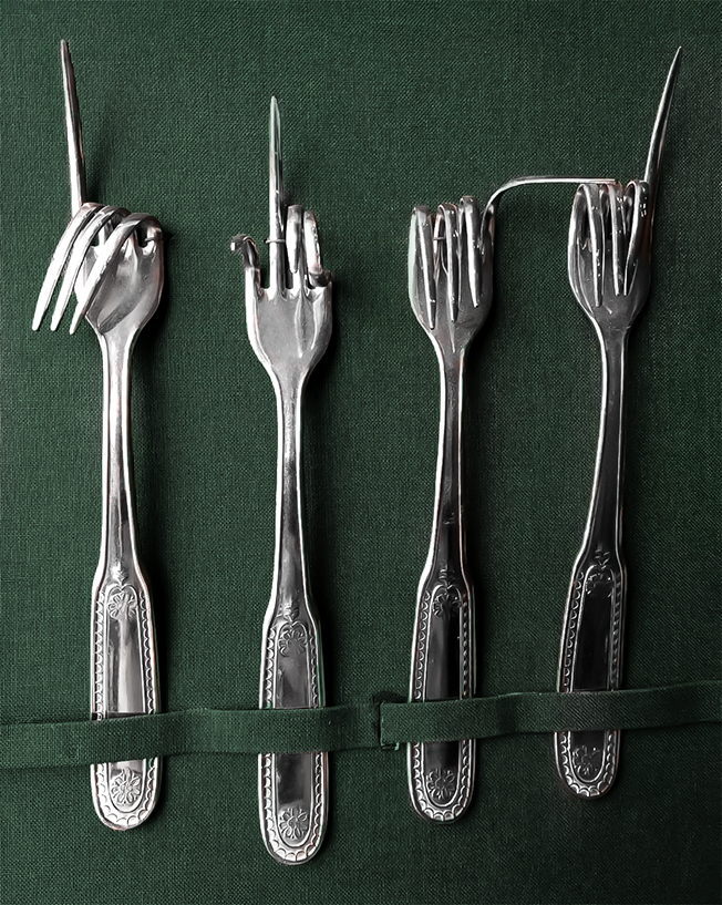 The spoon and the fork