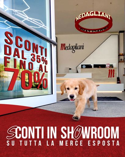 Saldi in Medagliani dal 1 Luglio sulla merce esposta!